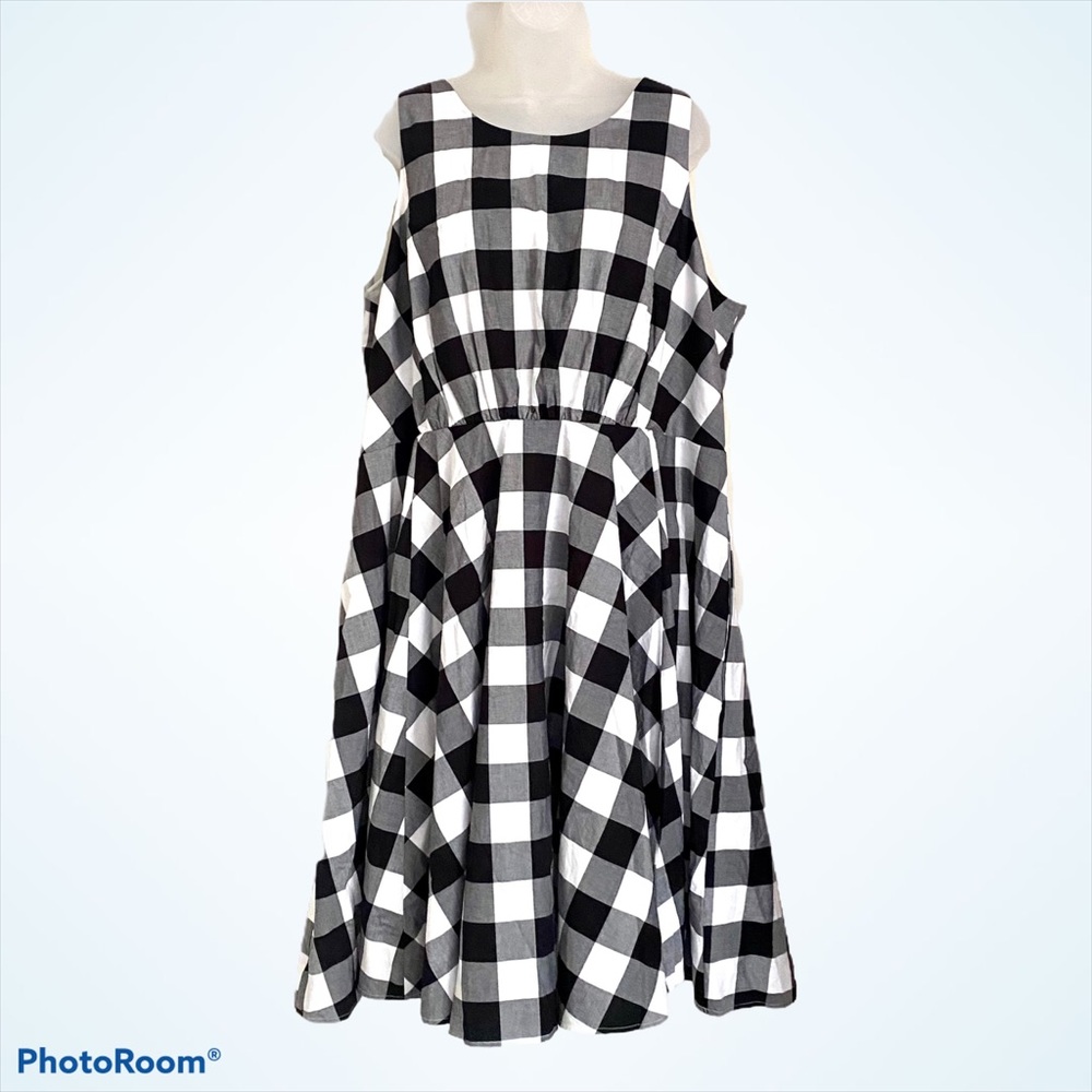 Lane Bryant Plaid A-Line Summer Dress